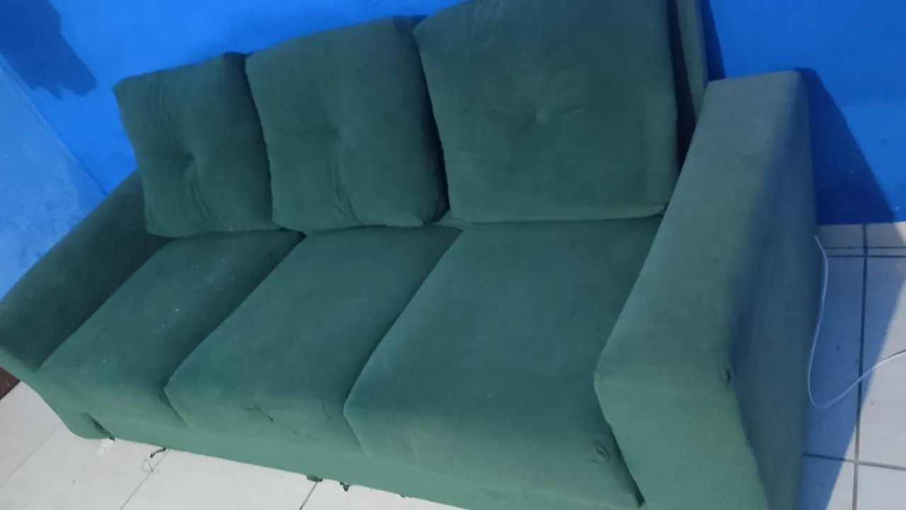 Sofá 3 lugares semi novo  - Foto 3