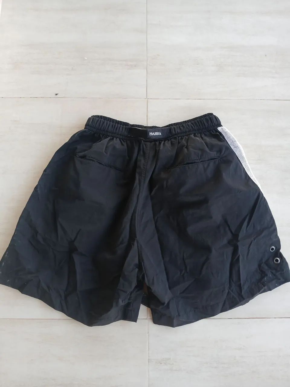 Short Barra Crew Preto  - Foto 2