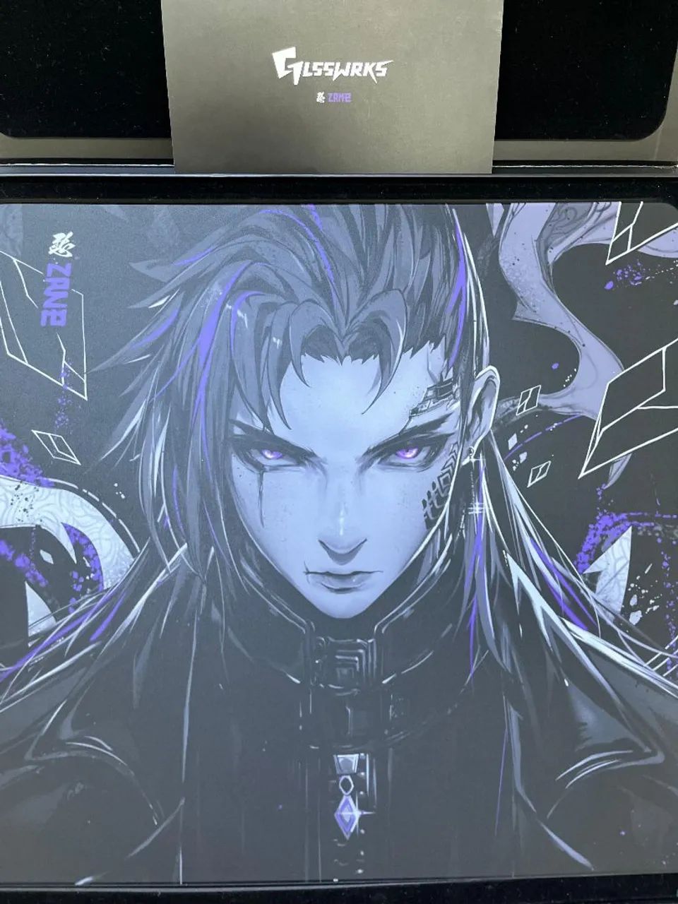 Mouse pad de vidro Glsswrks zane - Foto 2