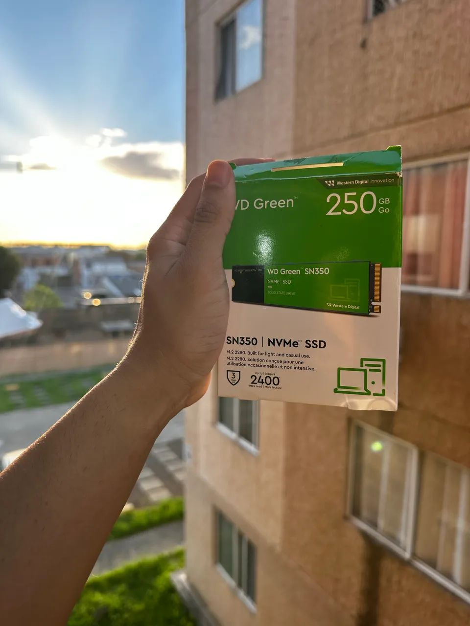 SSD WD Green 250GB Rápido, Confiável e Pronto pra Uso! 