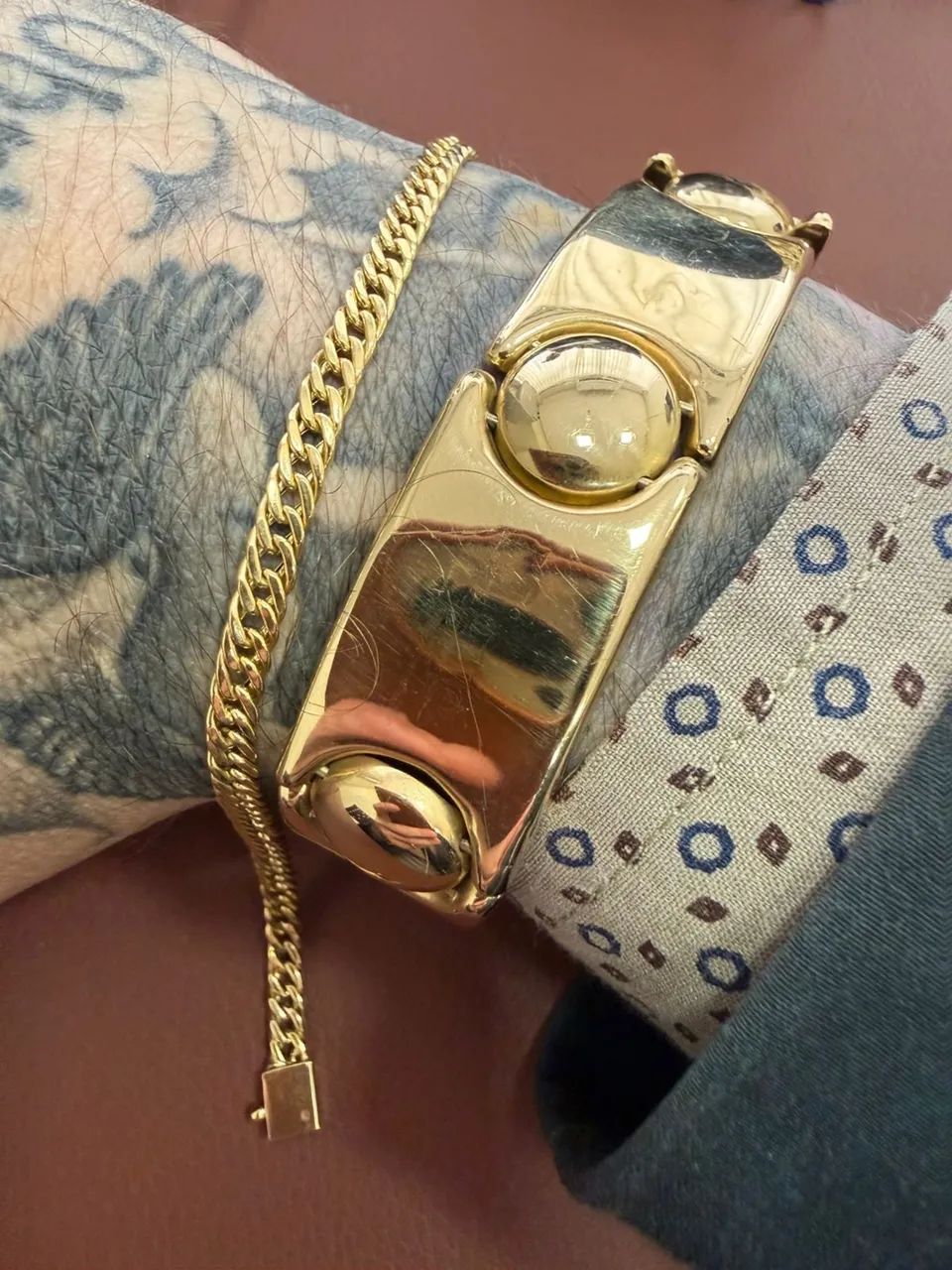 Corrente Groumet de ouro 18k procedência garantia eterna - Foto 2