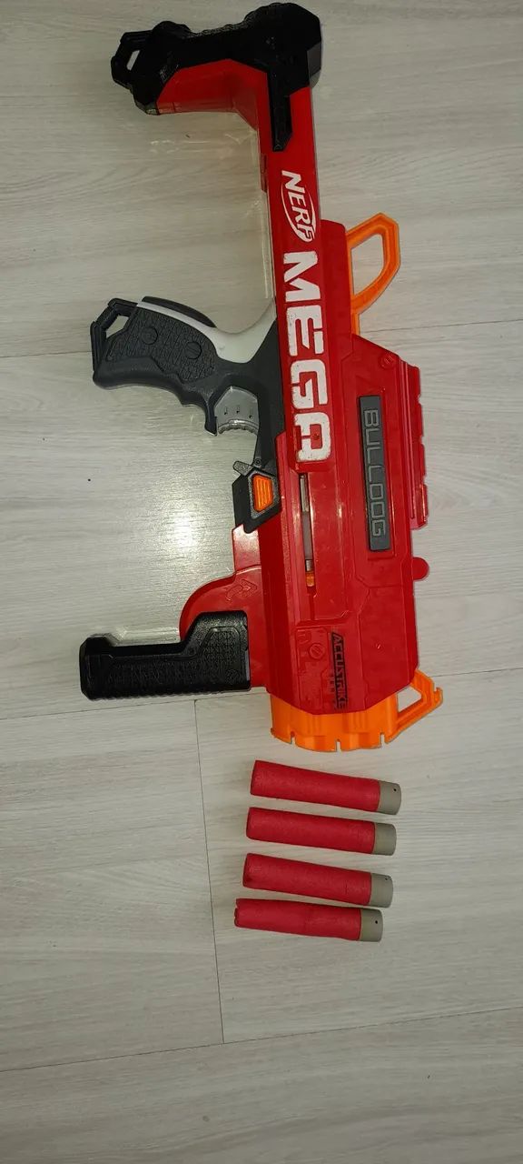 NERF MEGA Com 4 dardos