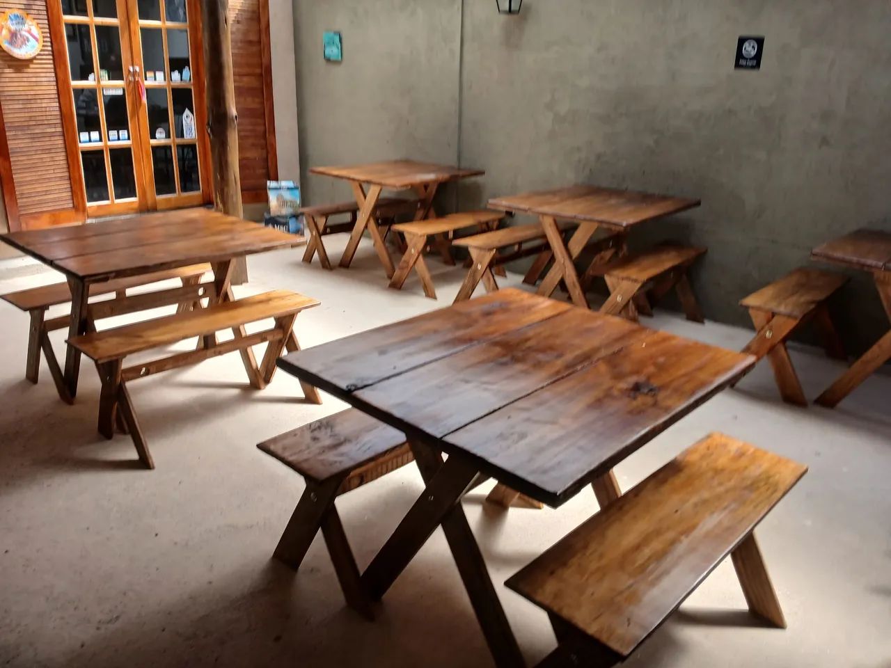 Mesas rústicas direto da fábrica 