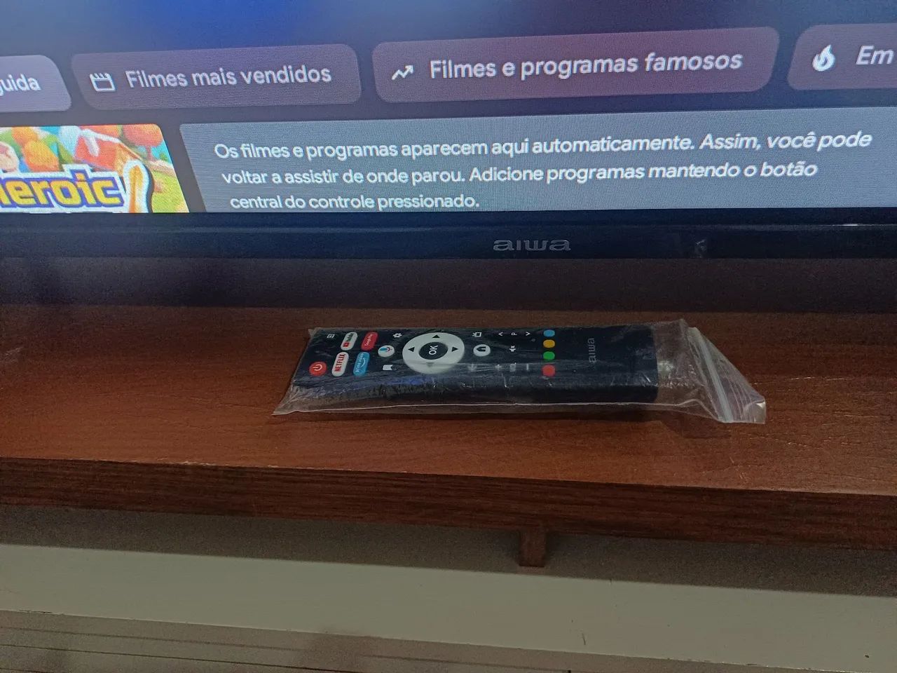 VENDO OU TROCO TV SMART AIWA 32 POLEGADAS NOVA. - Foto 5