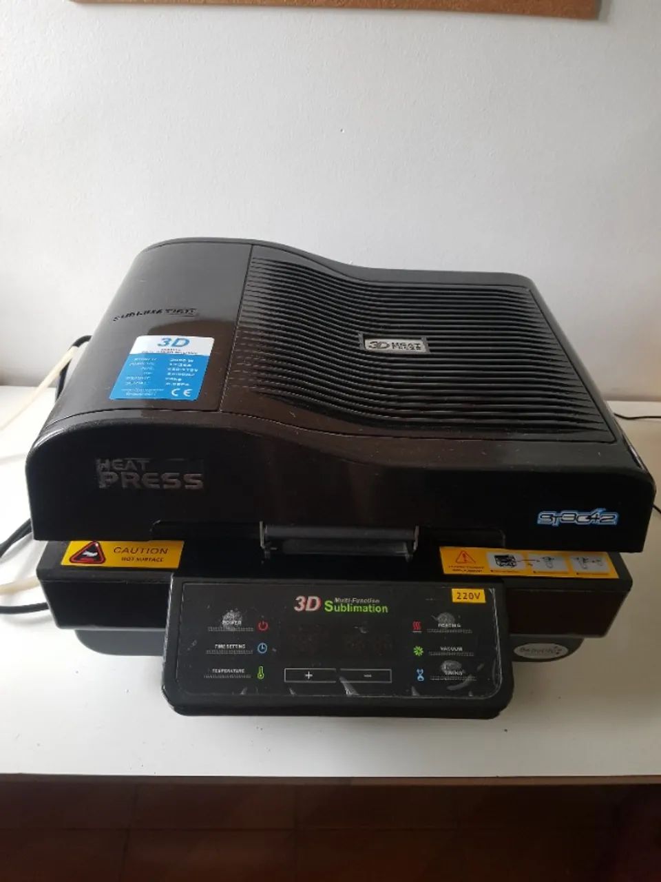Prensa Térmica Digital 3d - Sublimação A Vácuo