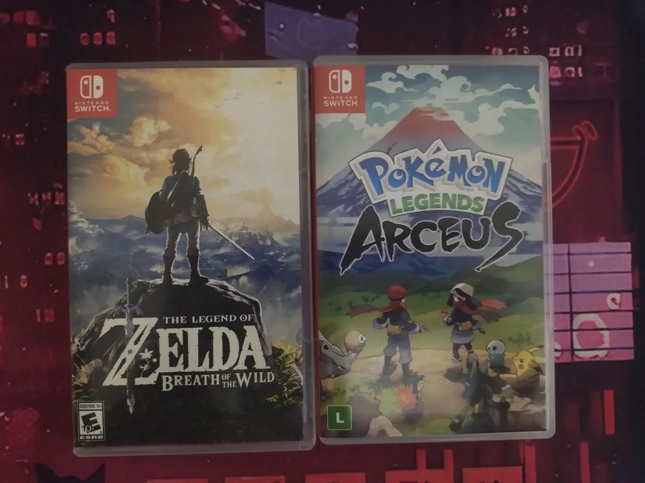Combo Nintendo Switch: Zelda Breath of the Wild + Pokémon Legends
