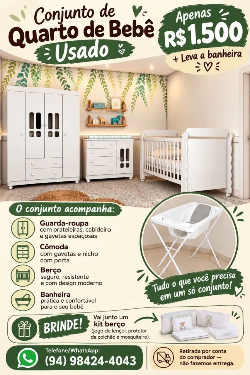 Quarto de bebê completo 