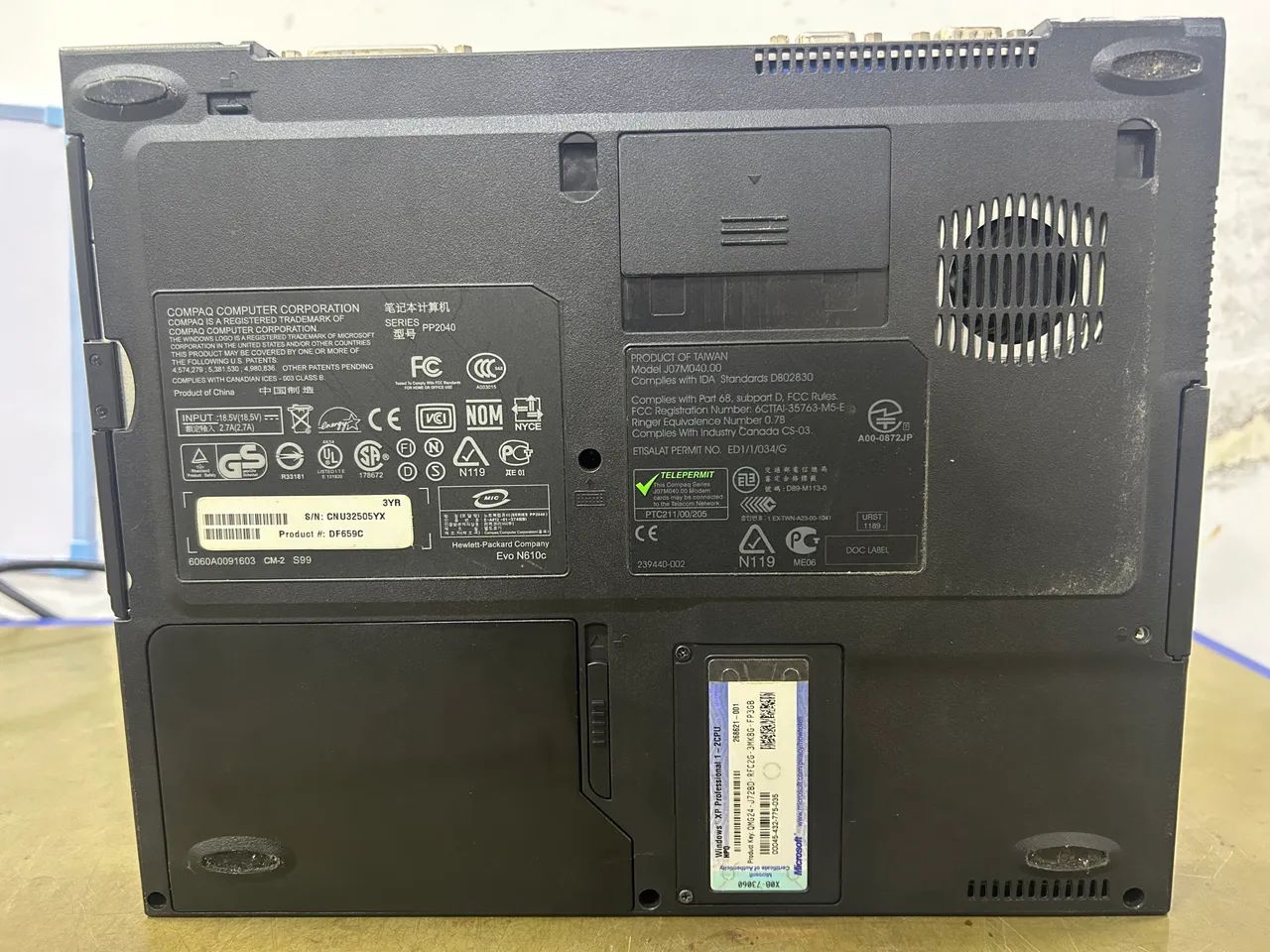 Notebook Compaq Evo N610c - Foto 2