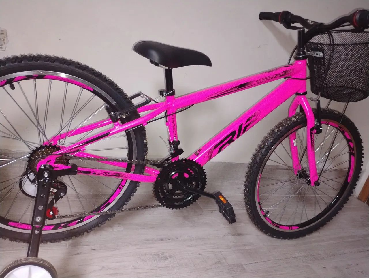 Bicicleta alumínio infantil aro 24 nova - Foto 4