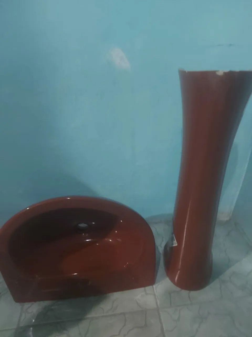 kit bacia com caixa mais lavatório e coluna - Foto 3