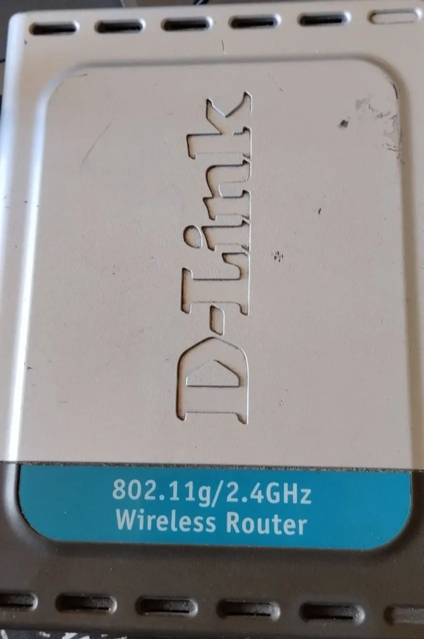 Roteador D-Link DI-524 USADO FUNCIONNDO COM FONTE - Foto 2