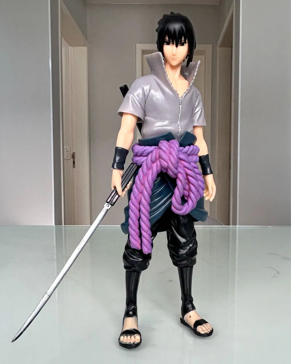 Action Figure Sasuke Uchiha 26 cm Boneco Naruto