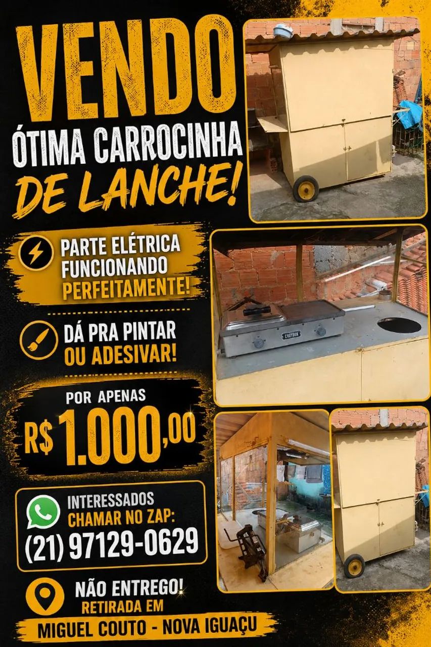 Vendo carrocinha de Lanche - Foto 5