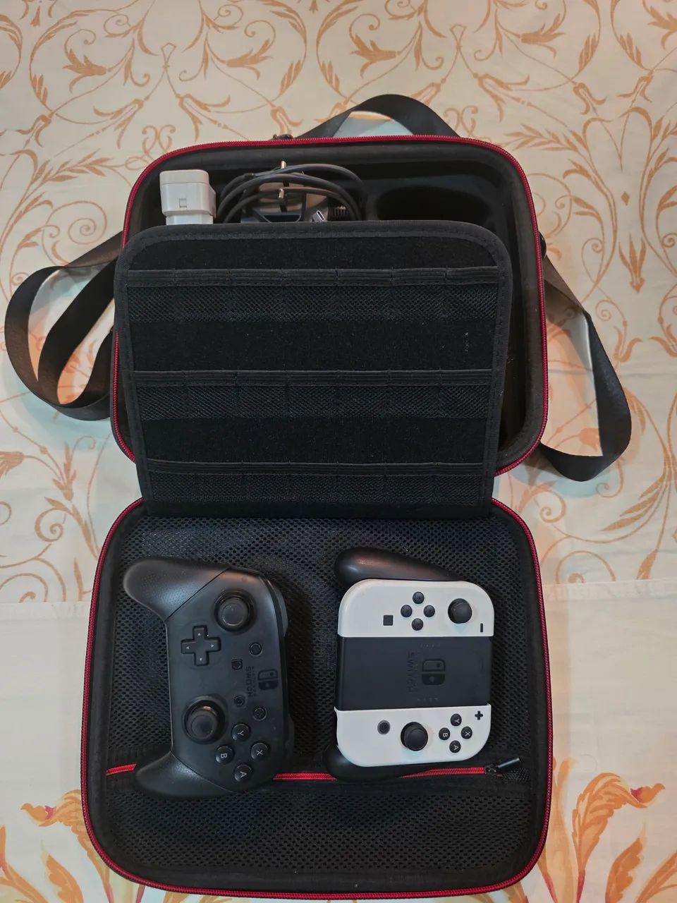 Nintendo Switch OLED + SD 256GB + Pro Controller + Jogo Naruto + Case - Foto 3