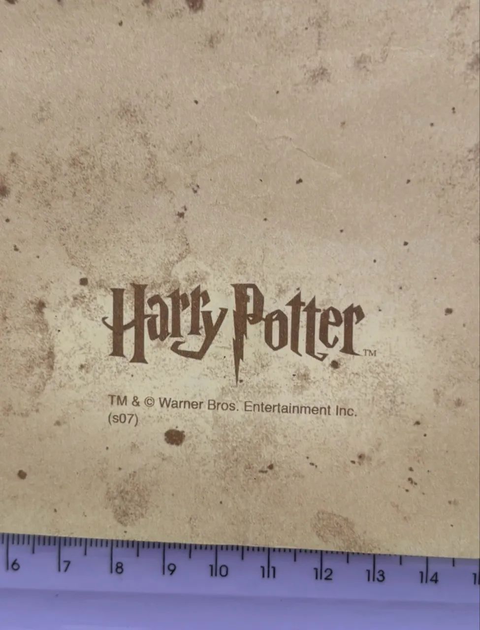 Mapa dos marotos Harry Potter - Foto 5