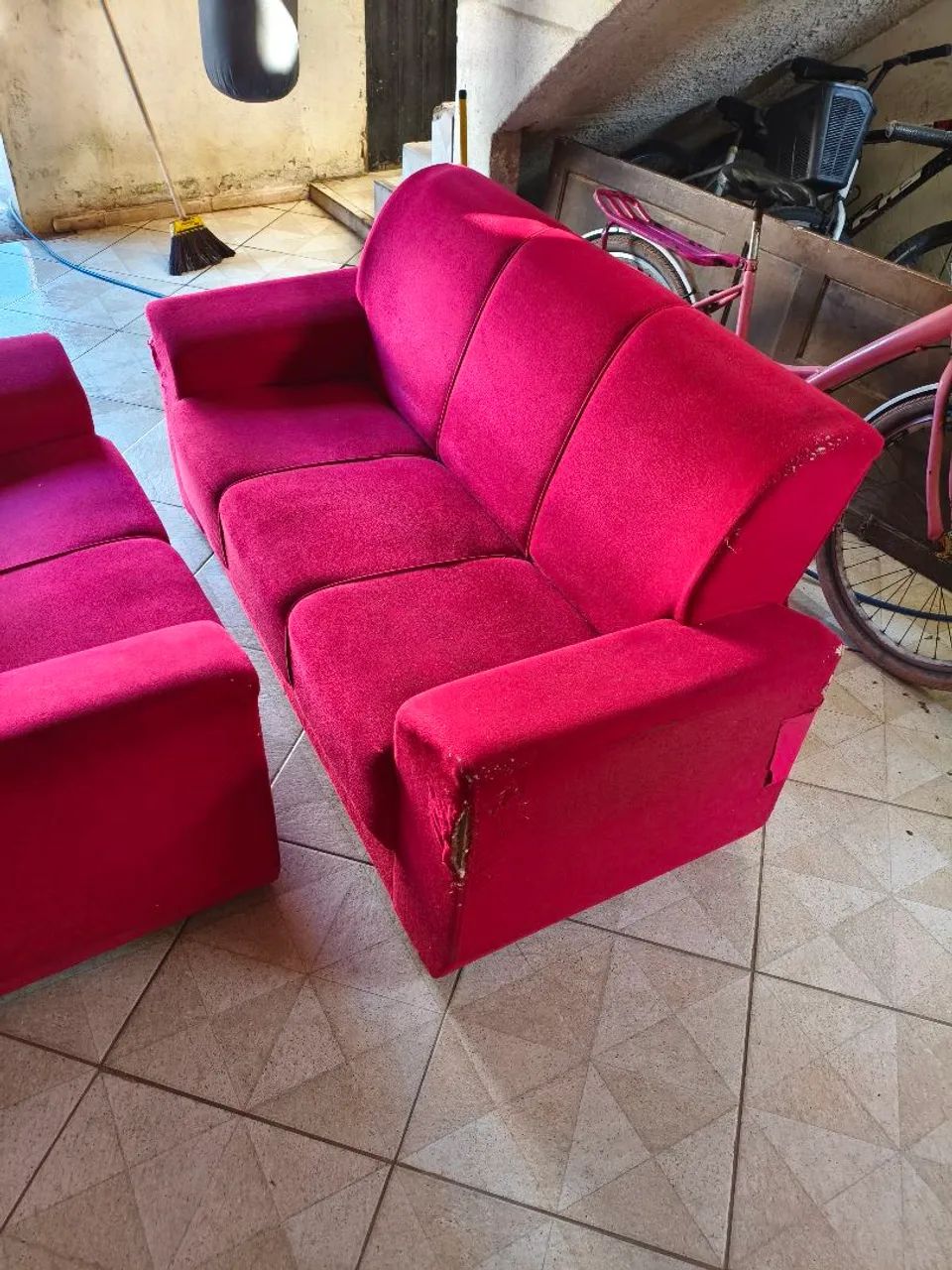 Vendo jogo de sofa os dois no preço de um - Foto 2