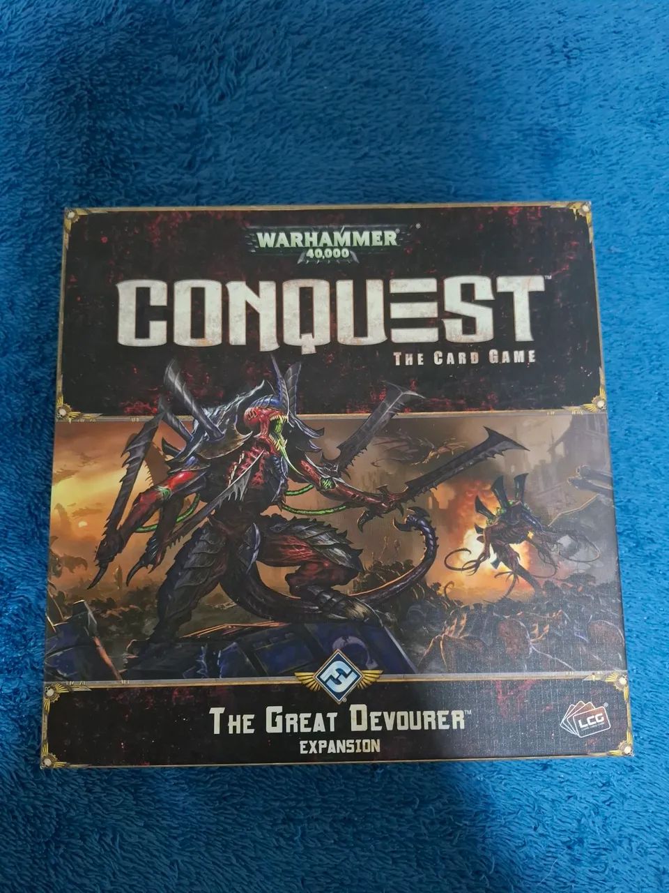 Warhammer 40k conquest lcg - Core set + expansão The great devourer + 12 War Packs - Foto 2