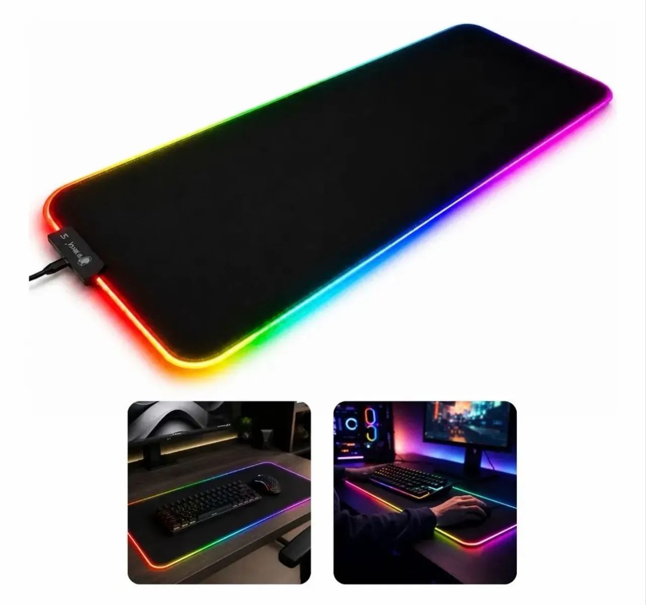 Mousepad tintanwolf com led 