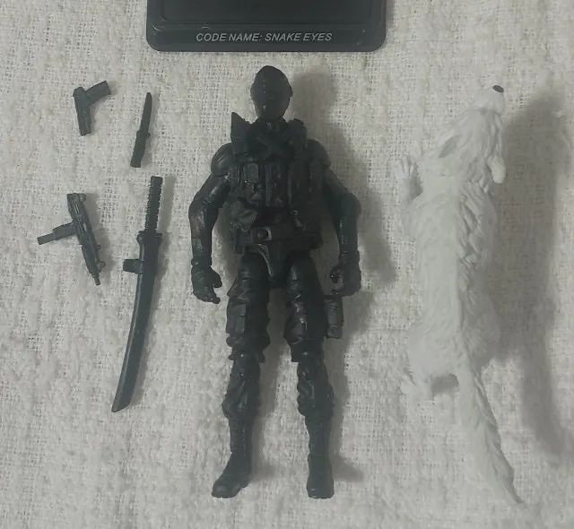GI Joe Snake Eyes com lobo - Foto 4