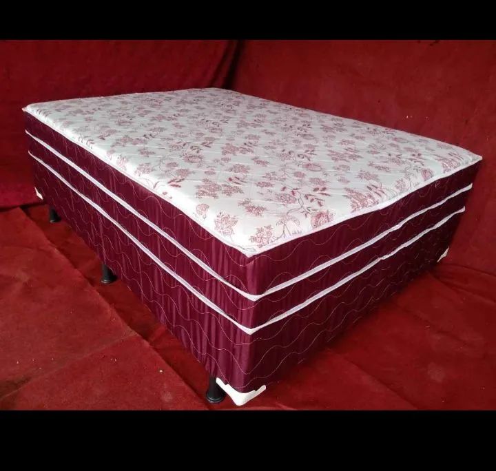 Cama box casal conjugada - Espuma celada D33