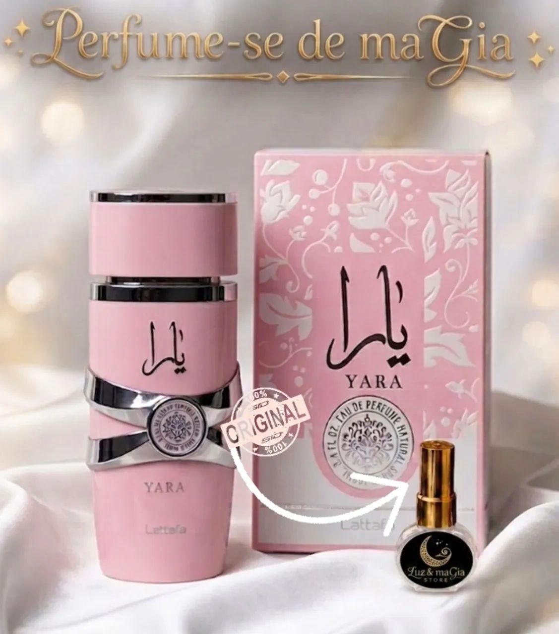 luzemaGiaStore Perfume Árabe original Eau de Parfum 5ml Mini volume Experiência olfativa - Foto 3