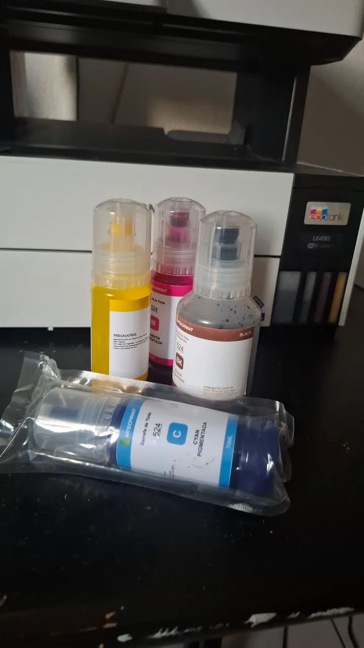 Impressora Epson EcoTank L6490 Seminova - Foto 4