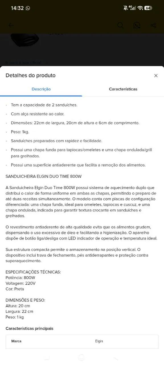 Sanduicheira ELGIN - Foto 4