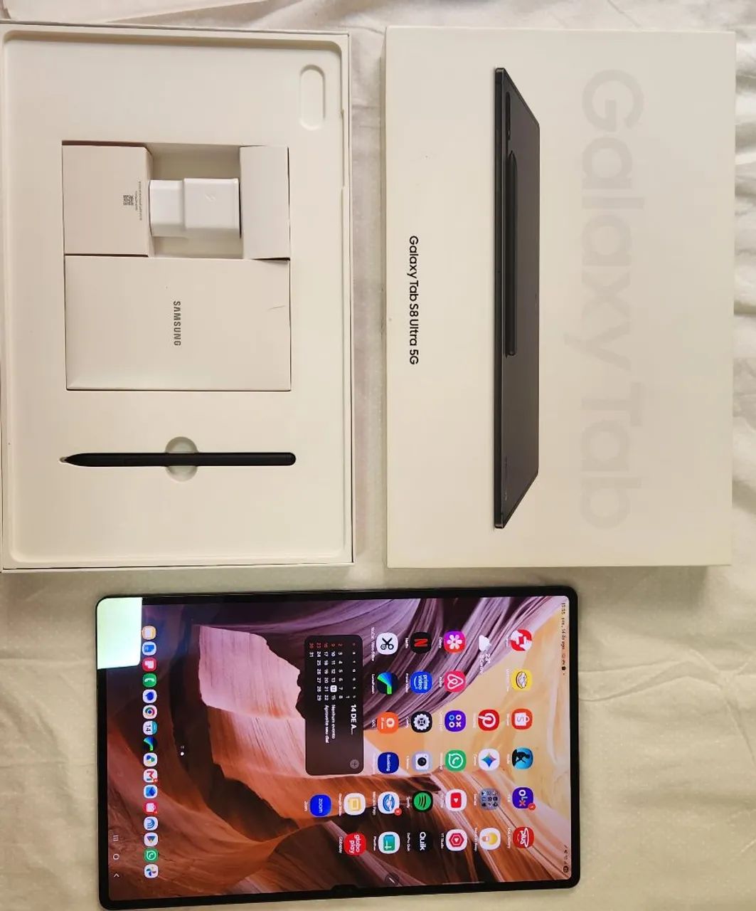 Galaxy Tab S8 Ultra - versão mais top com acessórios  - Foto 3