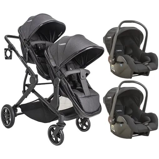 Carrinho de bebê para gêmeos kiddo