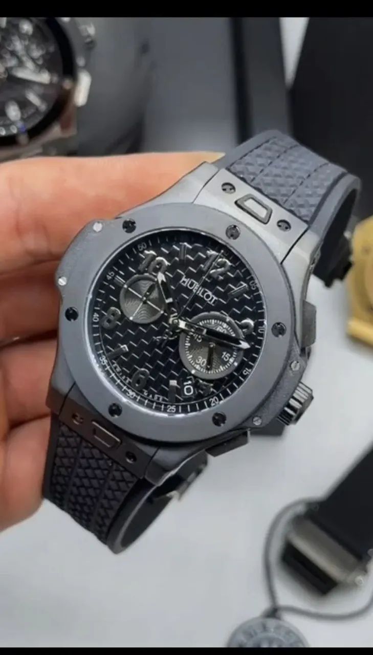 Relógio CLN Base ETA Estilo Hublot Big Bang Chronograph  - Foto 2
