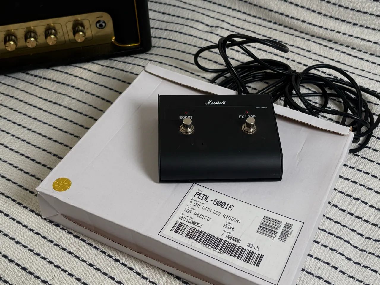 Marshall Origin 20h com footswitch  - Foto 3