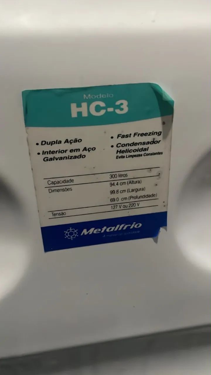 Freezer horizontal 300l Metalfrio - Foto 3
