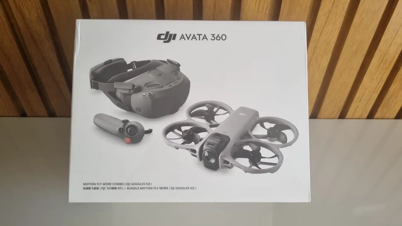 Drone Dji Avata 2 360 combo com goggles N3 e motion 3 - lacrado 