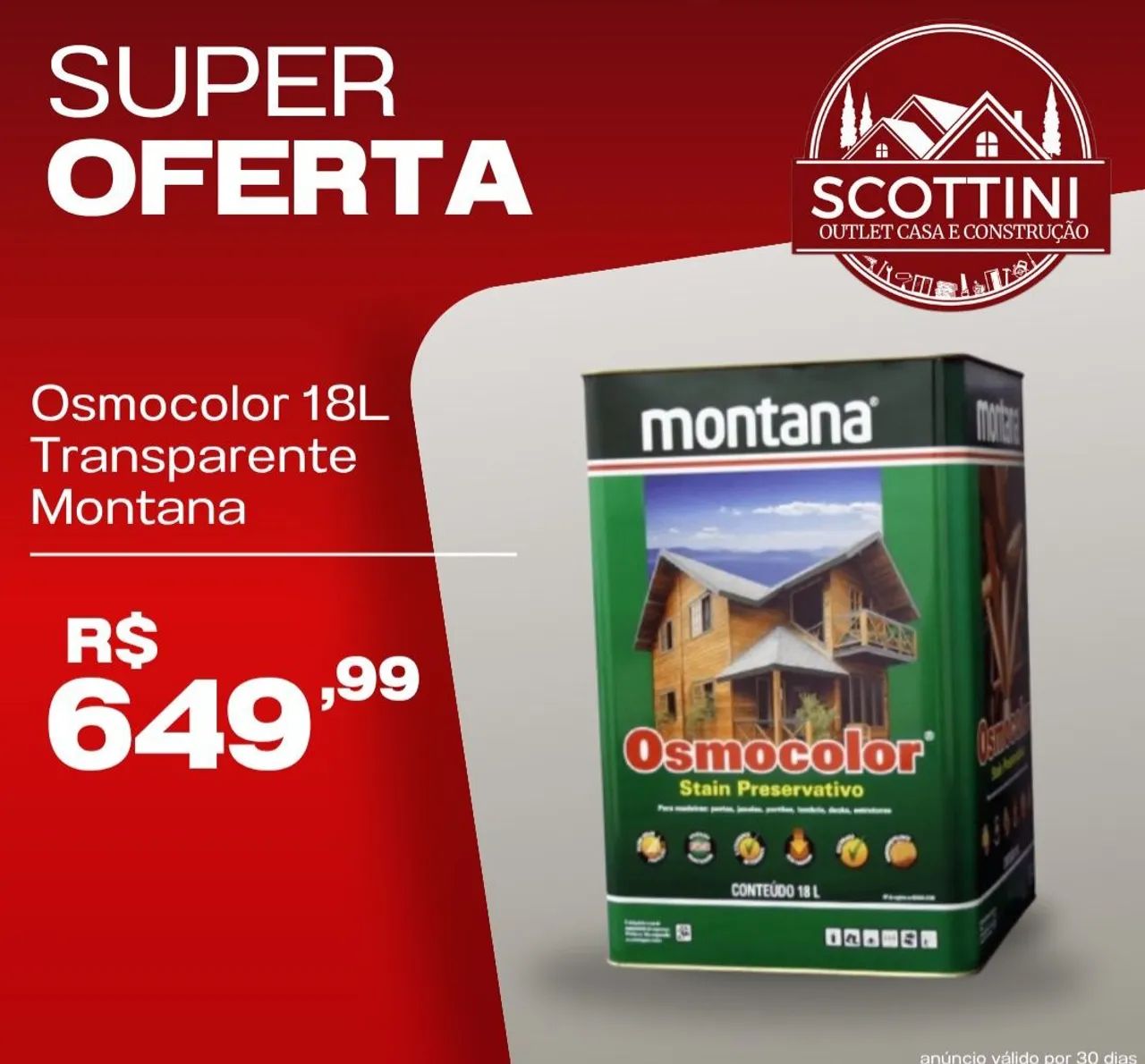 PROMOÇÃO IMPERDÍVEL DE OSMOCOLOR  - Foto 2