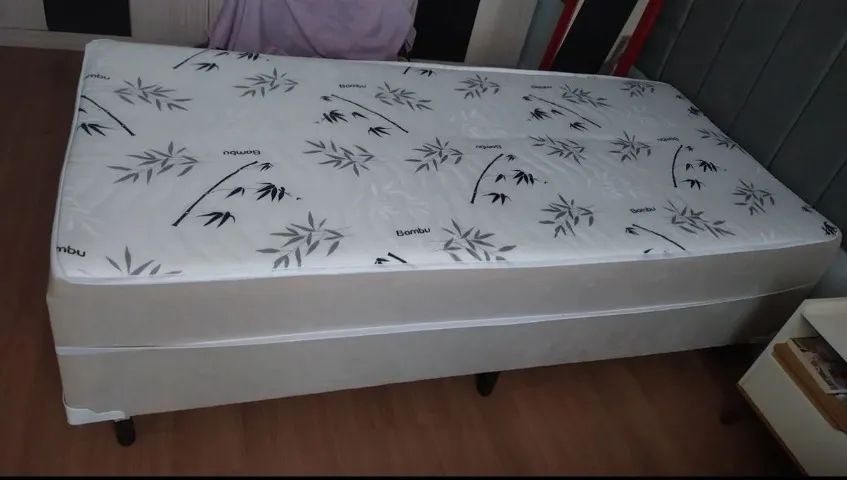 CAMA BOX SOLTEIRO - PEDIU, CHEGOU -  EMBALADO
