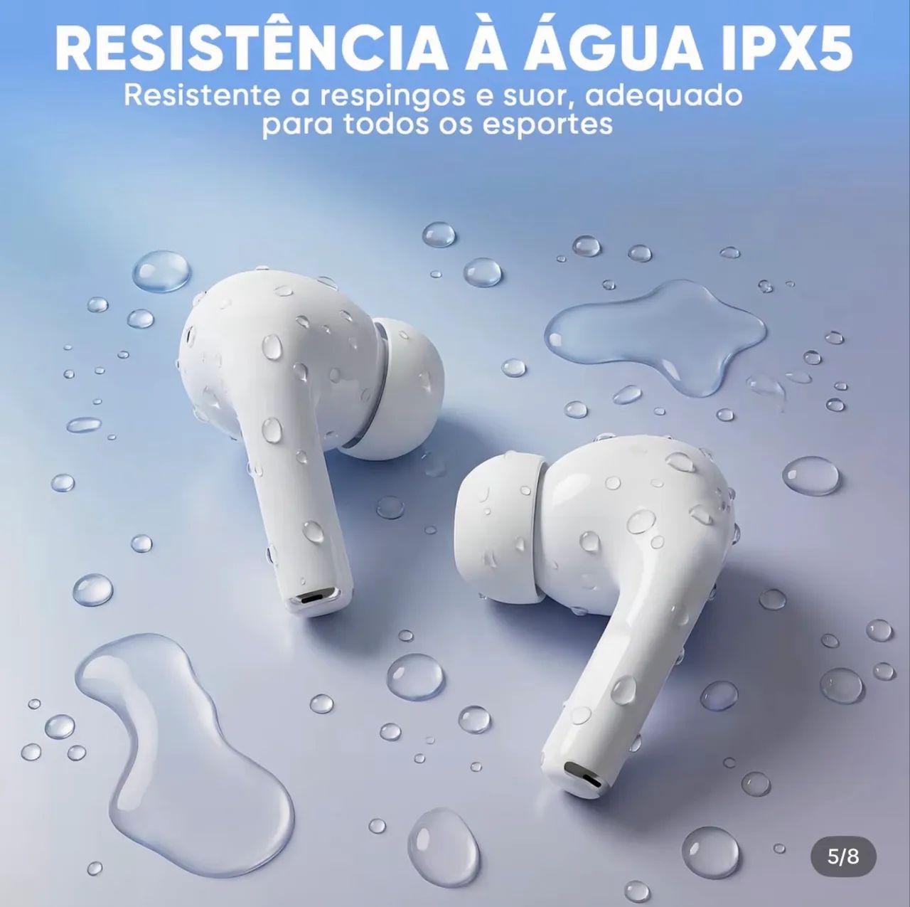 Fone de ouvido Inova Bluetooth 5.4 com cancelamento de ruído, com microfone - Foto 4