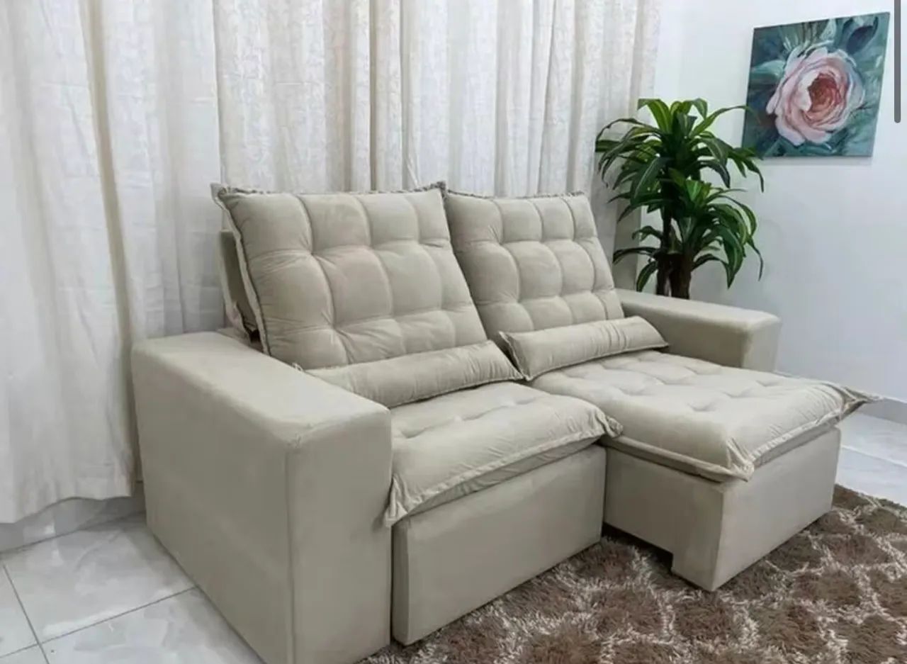Sofá retrátil 2,30 novo 