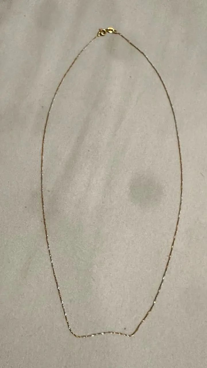 Corrente Singapura ouro 18k