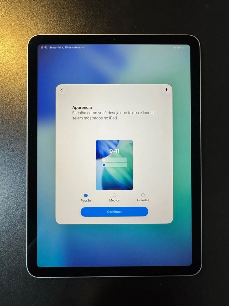 iPad Air 4º Geração- 64GB AZUL CLARO - Foto 2