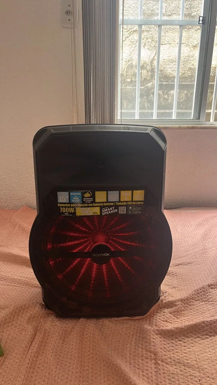 VENDE-SE POLYVOX 700W RMS - 15 POLEGADAS - - Foto 2