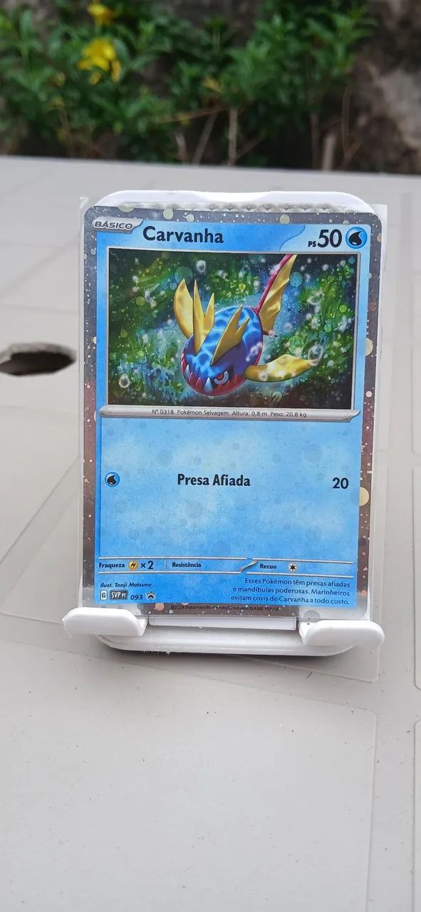 Carta Pokemon Carvanha - Foto 3
