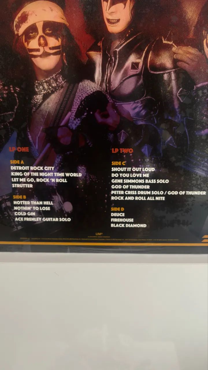LP / VINIL IMPORTADO  | KISS - DESTROYER ANAHEIM ?76 - DUPLO - Foto 4