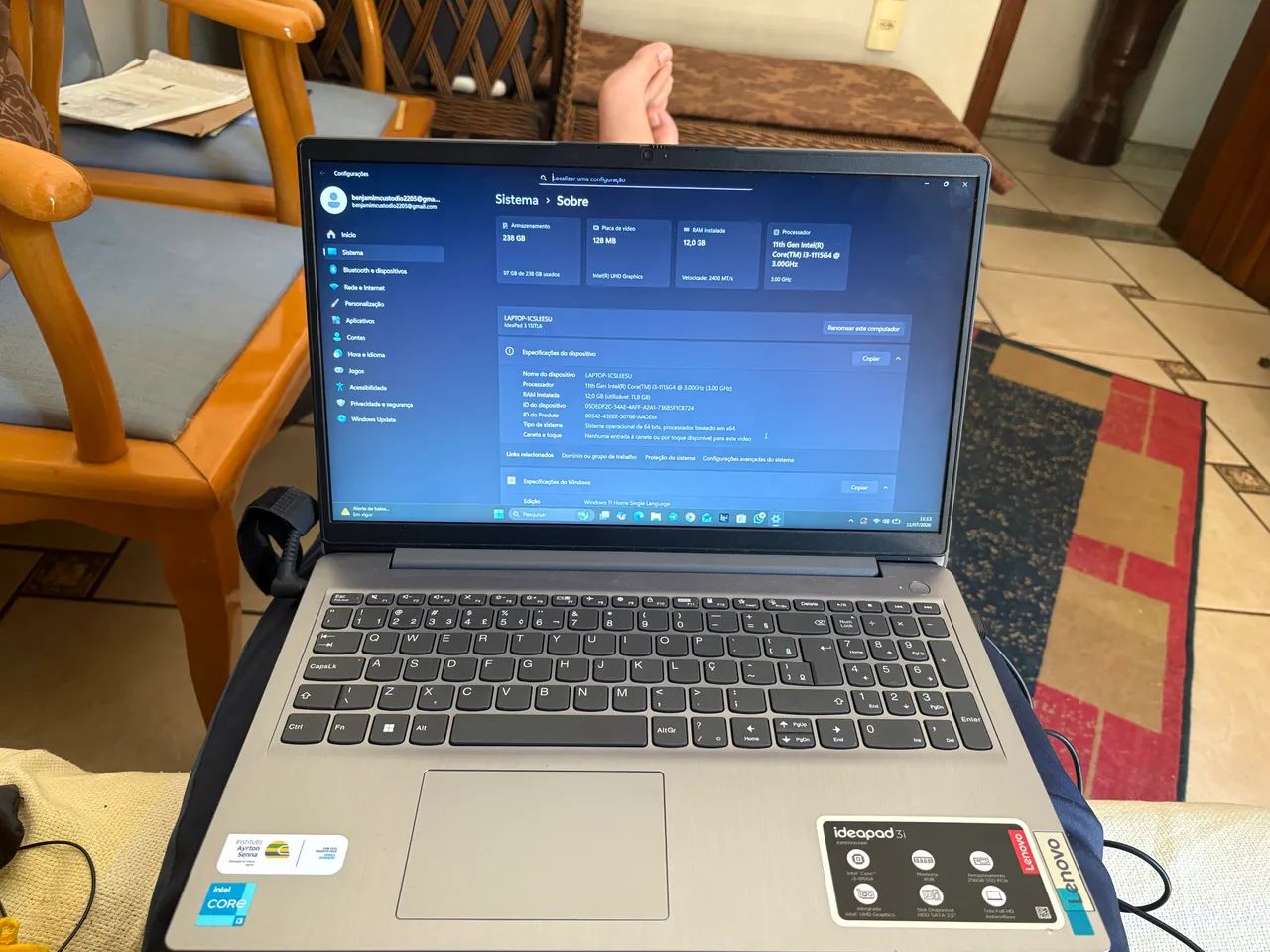 Notebook lenovo Ideapad - Foto 4