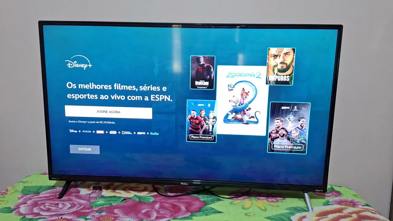 Smart tv 32 polegadas completa acompanha pezinho e controle  - Foto 5