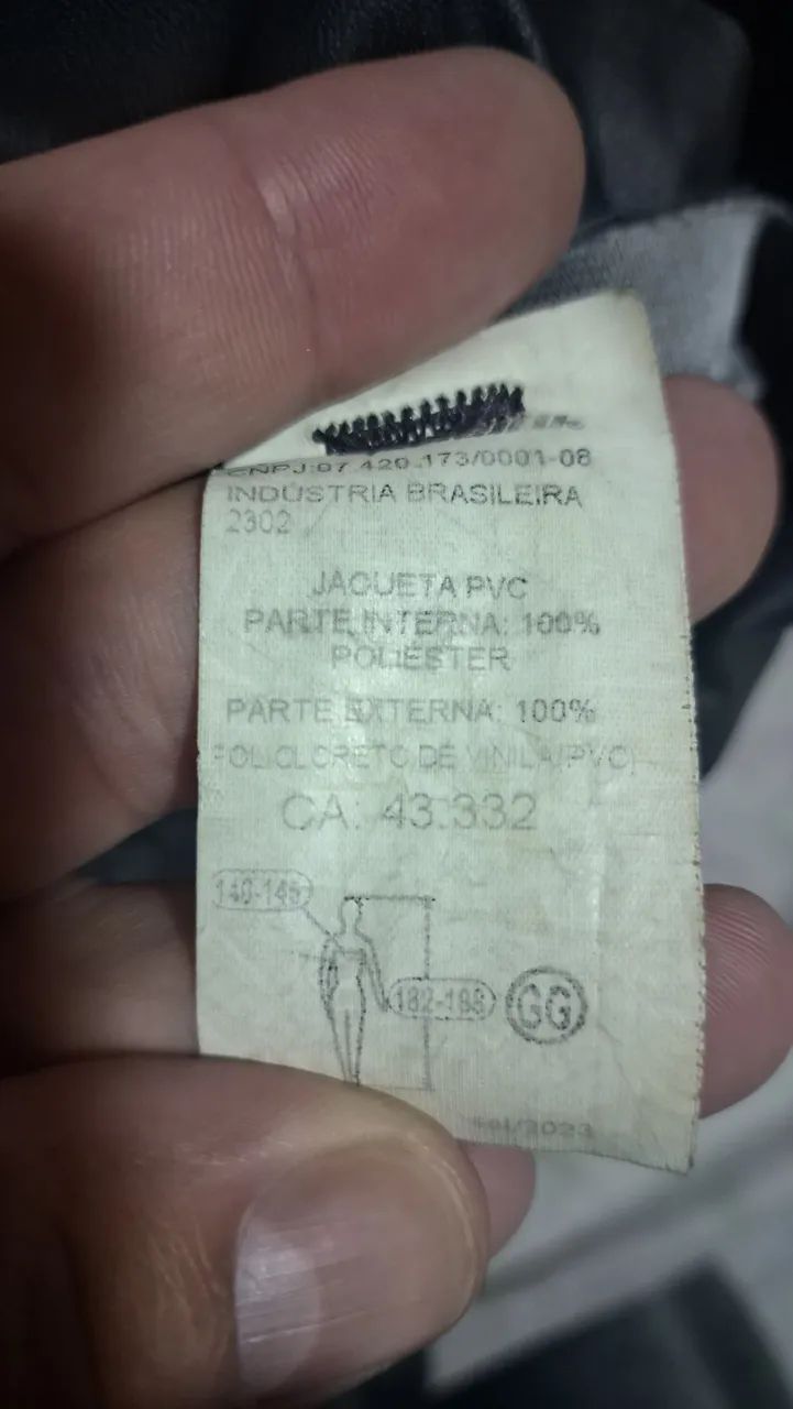 Capa mais jaqueta impermeável para motoqueiro  - Foto 5