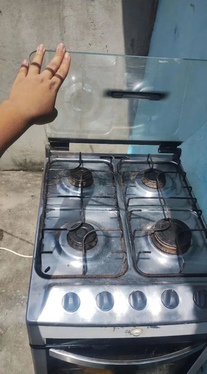 Fogão e microondas