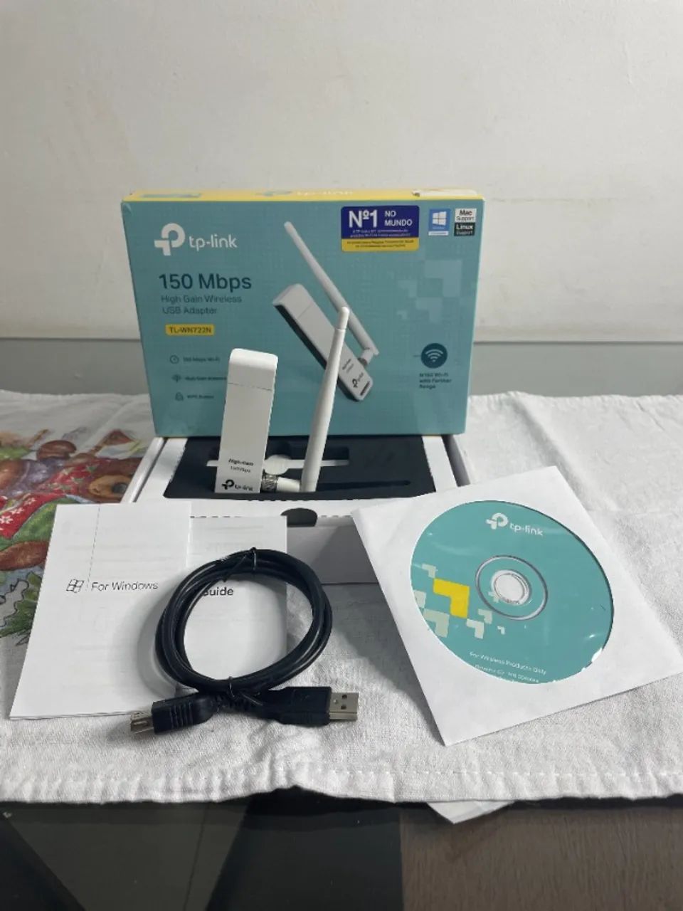 ADAPTADOR TP-LINK USB WIRELESS - ATÉ 150 MBPS - Foto 5