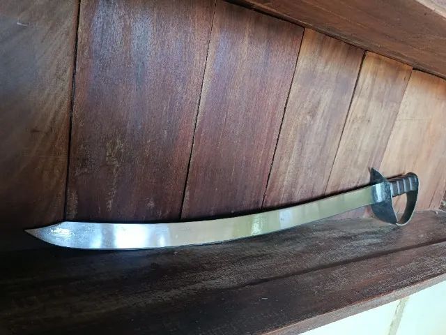 Espada Sabre Naval ( Cutlass ) Pirata Artesanal - Foto 4
