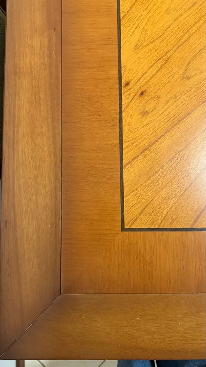 Mesa de madeira maciça 8 lugares - Foto 3