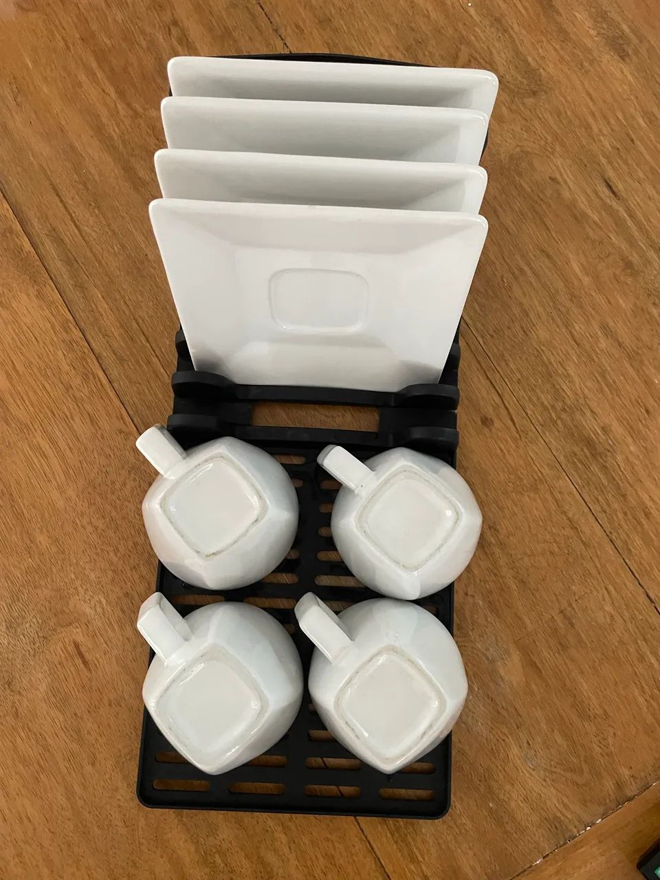 Conjunto de 4 Xícaras de Porcelana Schmidt Branca (Clássicas e Funcionais) - Foto 3